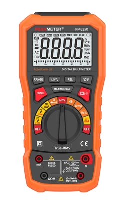 1700V Digital Multimeter measuring Voc of Solar Panel 60MΩ Resistance 100mF Capacitance 10MHz Frequency
