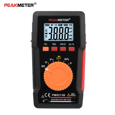 PM8213B Portable Handheld Digital Multimeter Auto Range 4000 Counts Lower Power Consumption