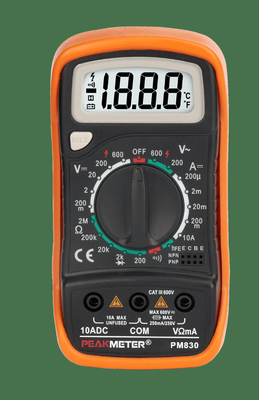 PM830 Hand - Held High Voltage Meter Multimeter, Commercial Electric Digital Multimeter