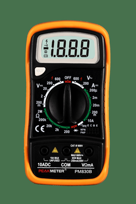 PM830B High Accuracy Digital Multi Tester , Capacitance Meter Professional Digital Multimeter